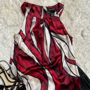 White House Black Market sleeveless blouse size 0